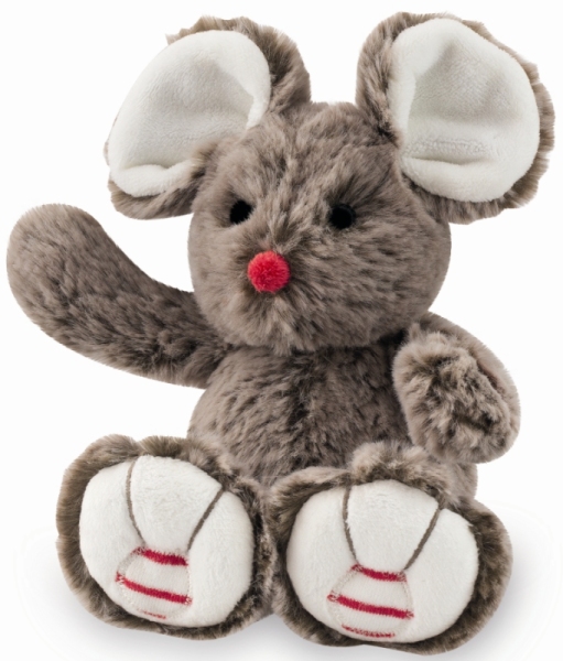 Kaloo Peluche Petite Souris Cacao - Rouge